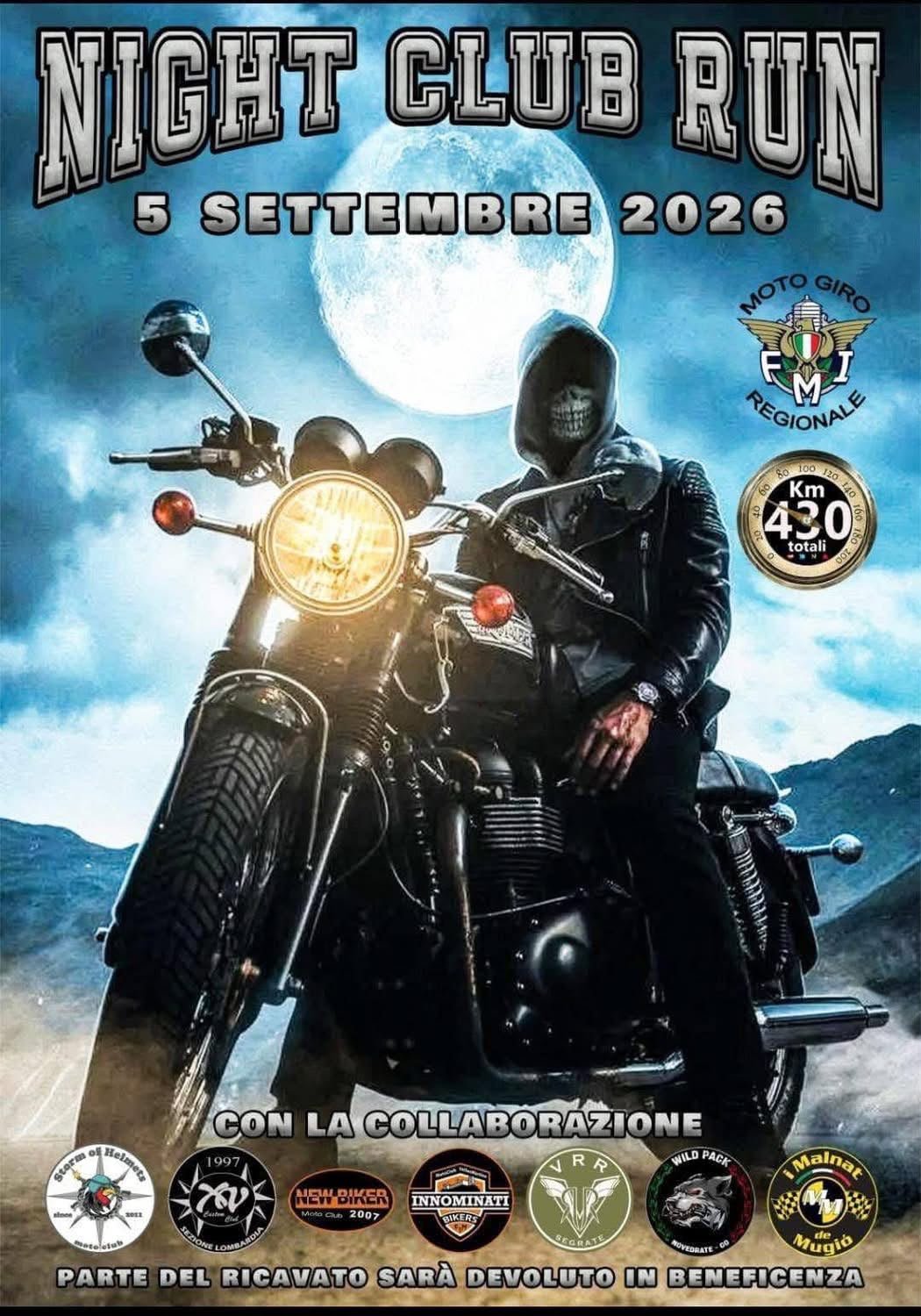 Copertina Night Club Run 2026